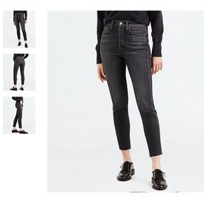 Levi's® Wedgie Raw Hem Skinny Jeans
